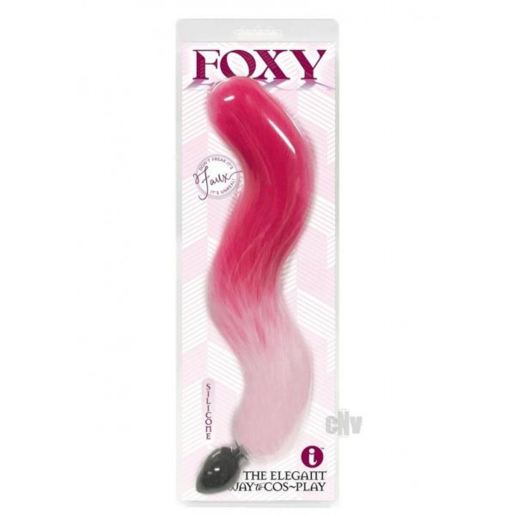 Foxy Faux Fox Tail Plug - Pink