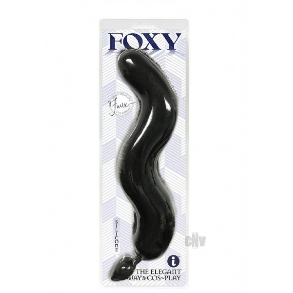 Foxy Fox Tail Plug Black