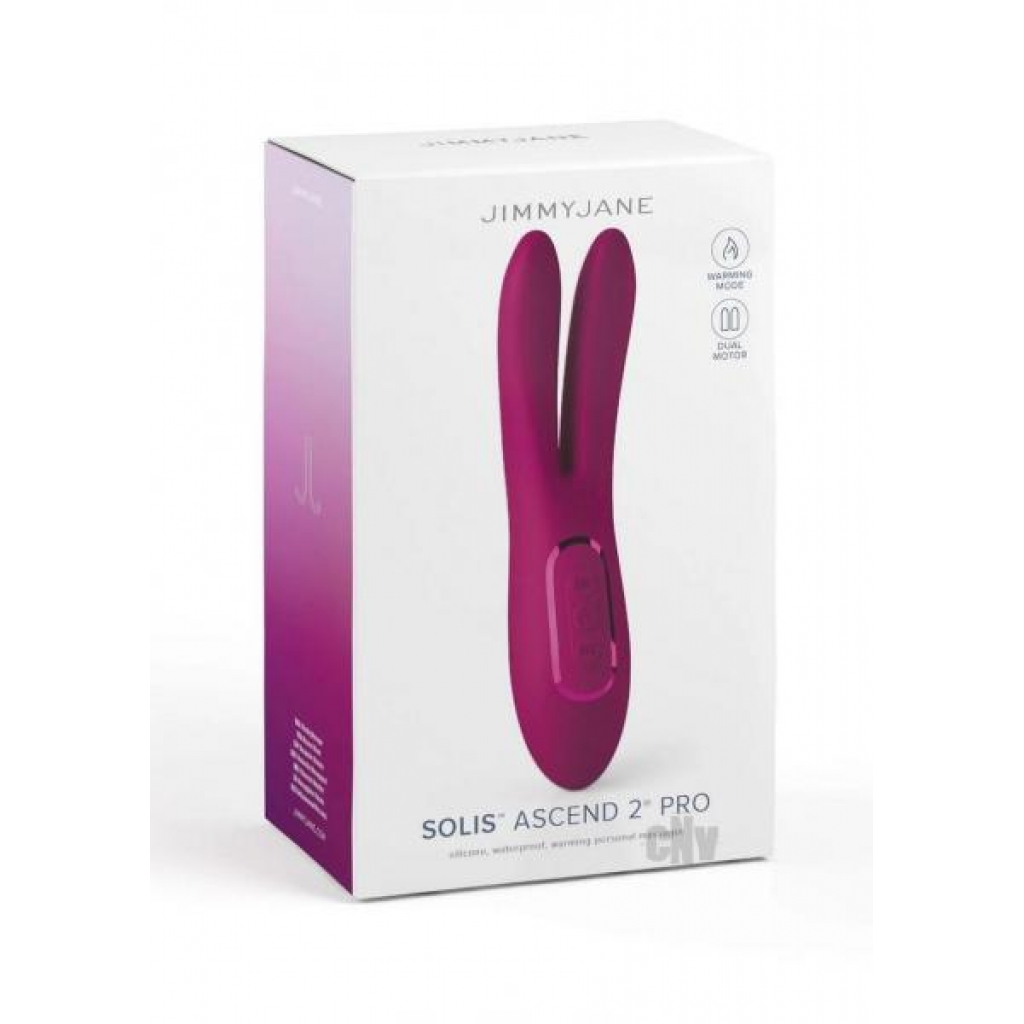 Solis Ascend 2 Pro Silicone Massager in Purple