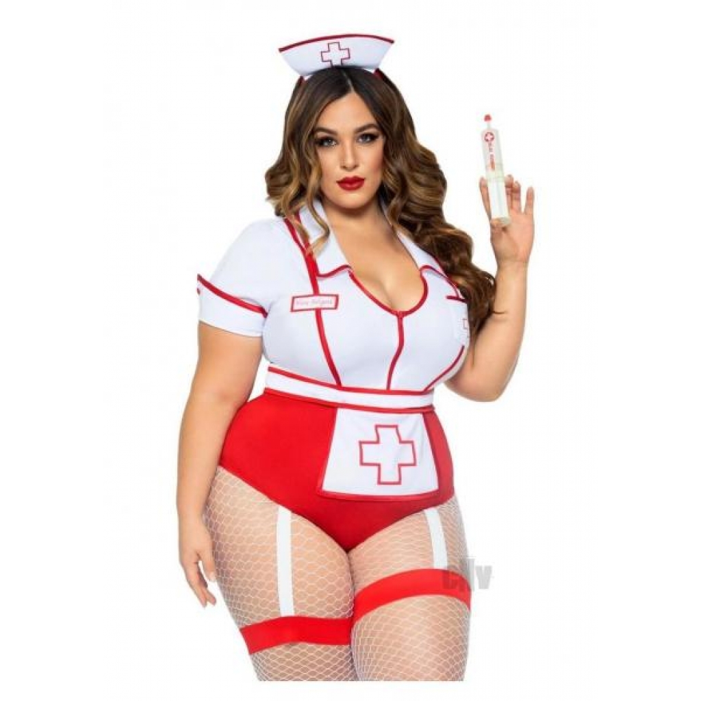 Nurse Feelgood 2pc Set Red/White