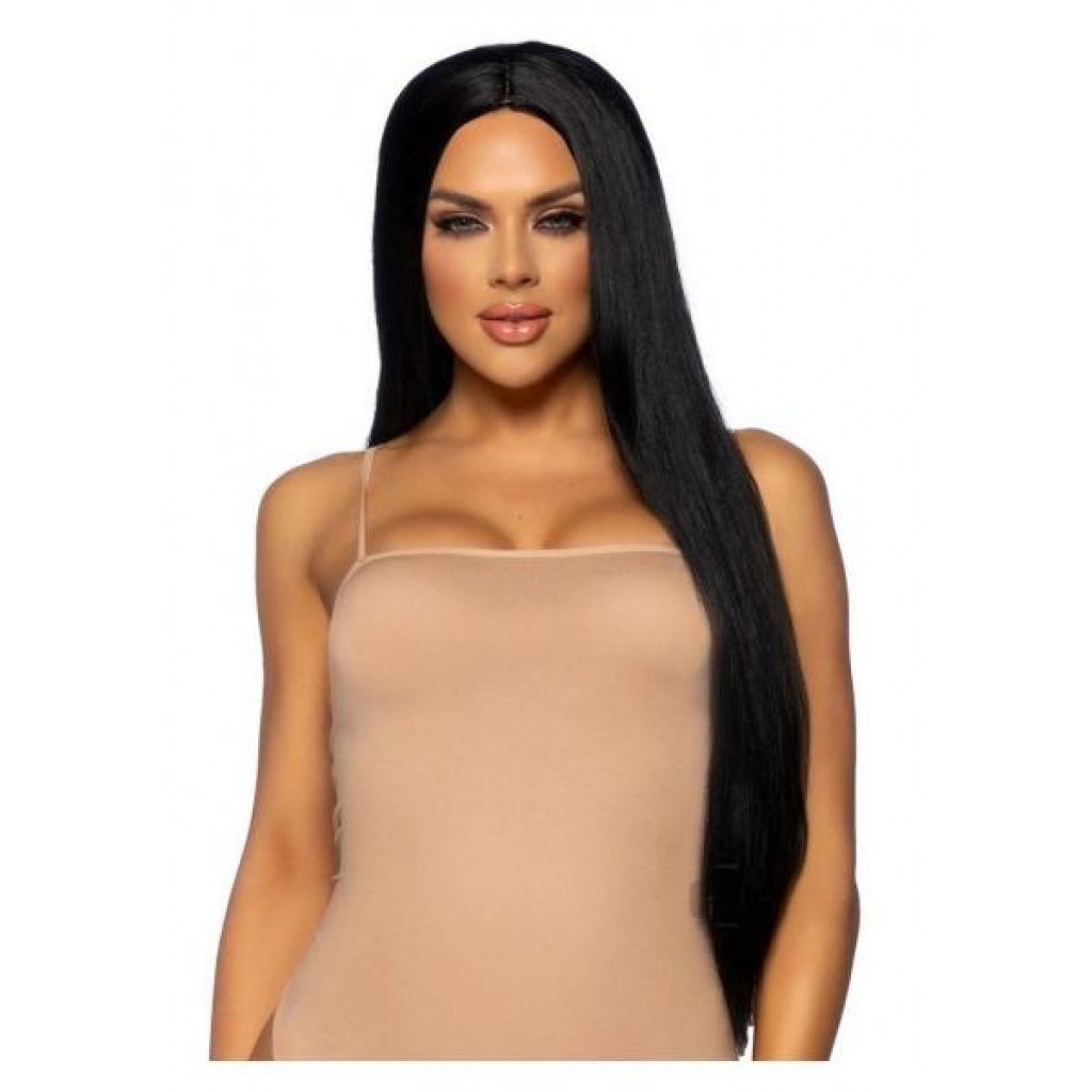 Long Straight Center Part Wig - Sleek Look