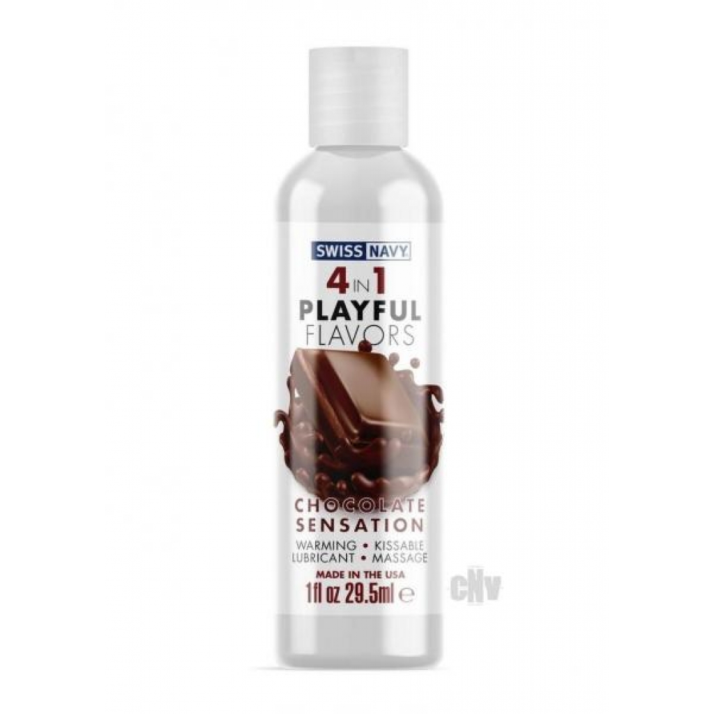 4 In 1 Chocolate Sensation Lubricant 1oz