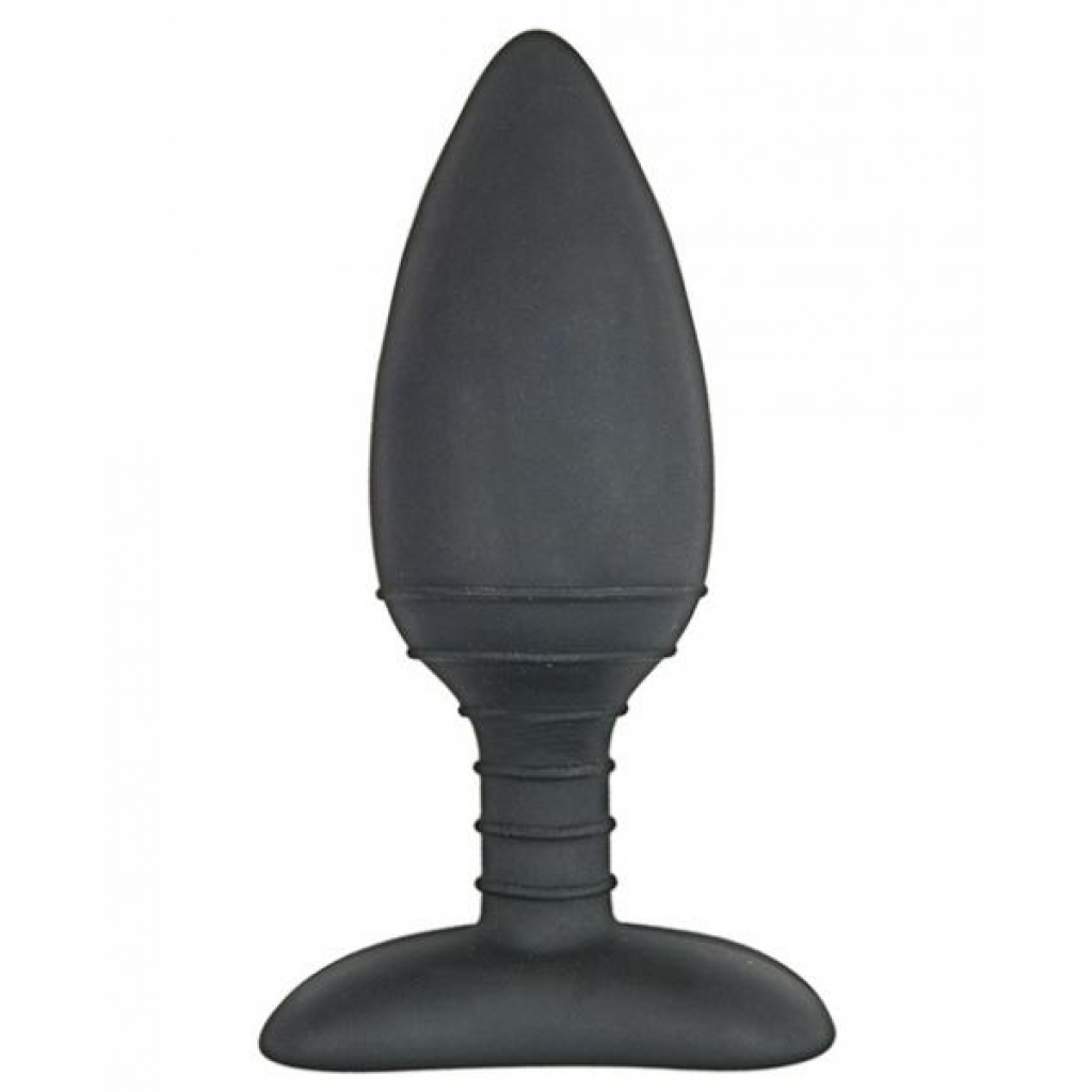 Commander Beginner Vibrating Hot Butt Plug - Black