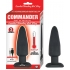 Commander Beginner Vibrating Hot Butt Plug - Black