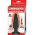 Commander Essential Heated Vibrating Butt Plug - Black