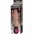 Natural Realskin Hot Penis 2 - Brown - Vibrating Dildo