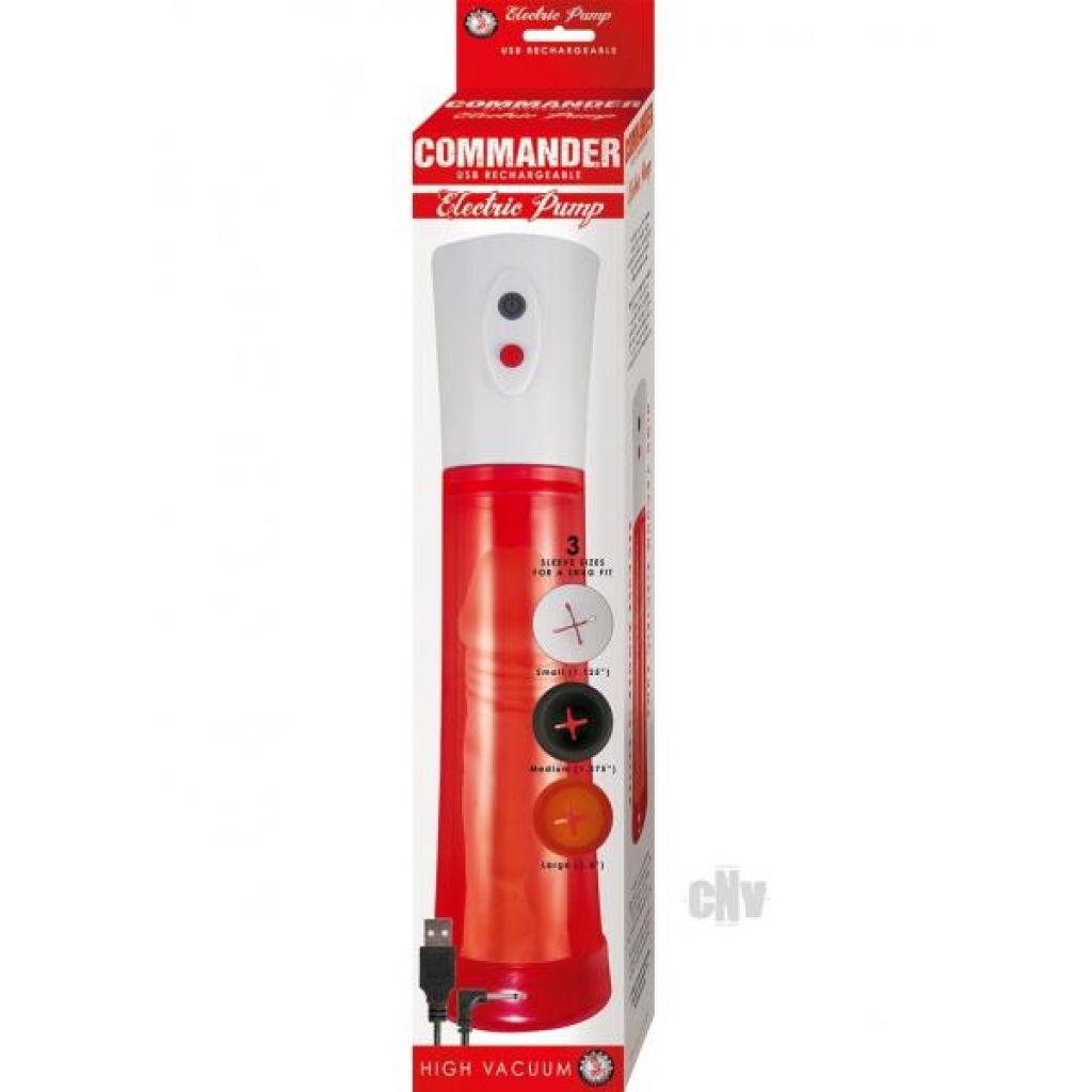 Commander Electric Pump - Red