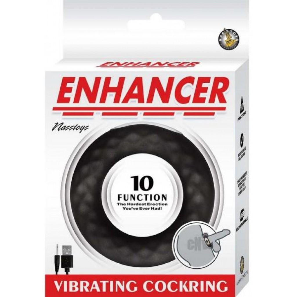 Enhancer Vibrating Cockring - Black