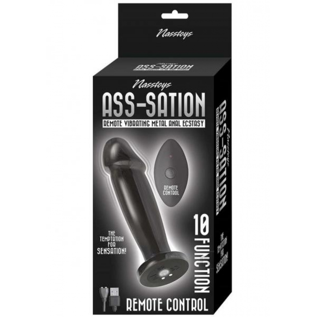 Ass-sation Anal Ecstasy: Vibrating Metal Butt Plug