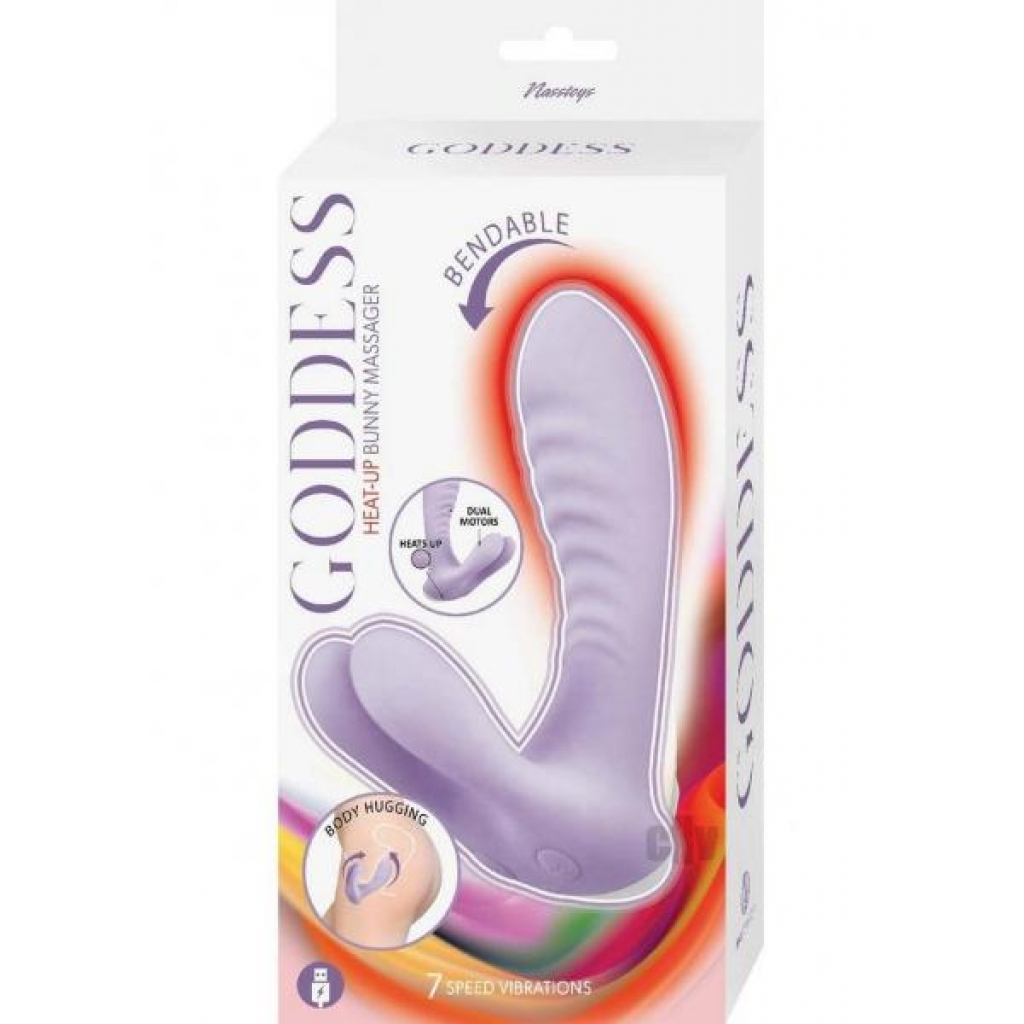 Goddess Heat Up Bunny Massager - Lavender