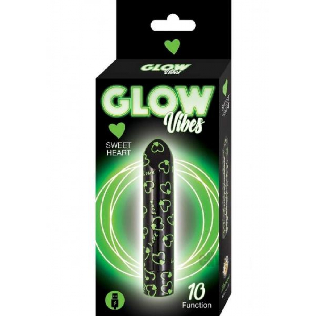 Glow Vibes Sweet Heart - Black/Green