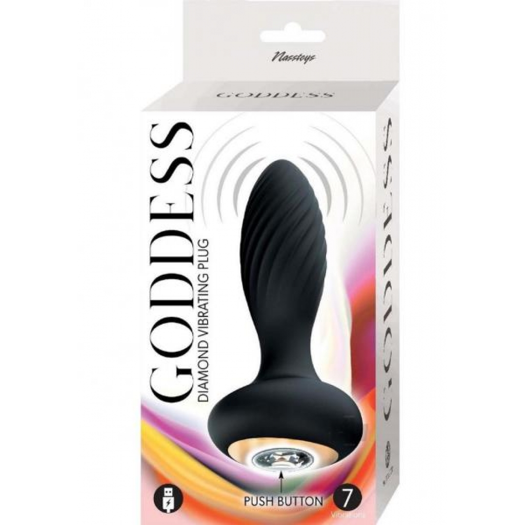 Goddess Diamond Vibrating Plug - Luxurious Pleasure