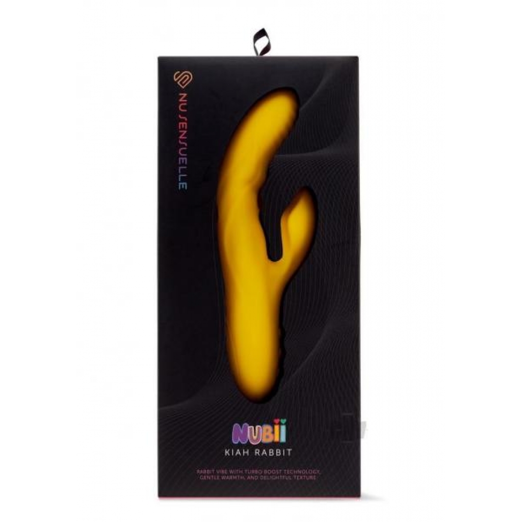 Sensuelle Kiah Nubii Rabbit - Versatile Yellow Vibrator