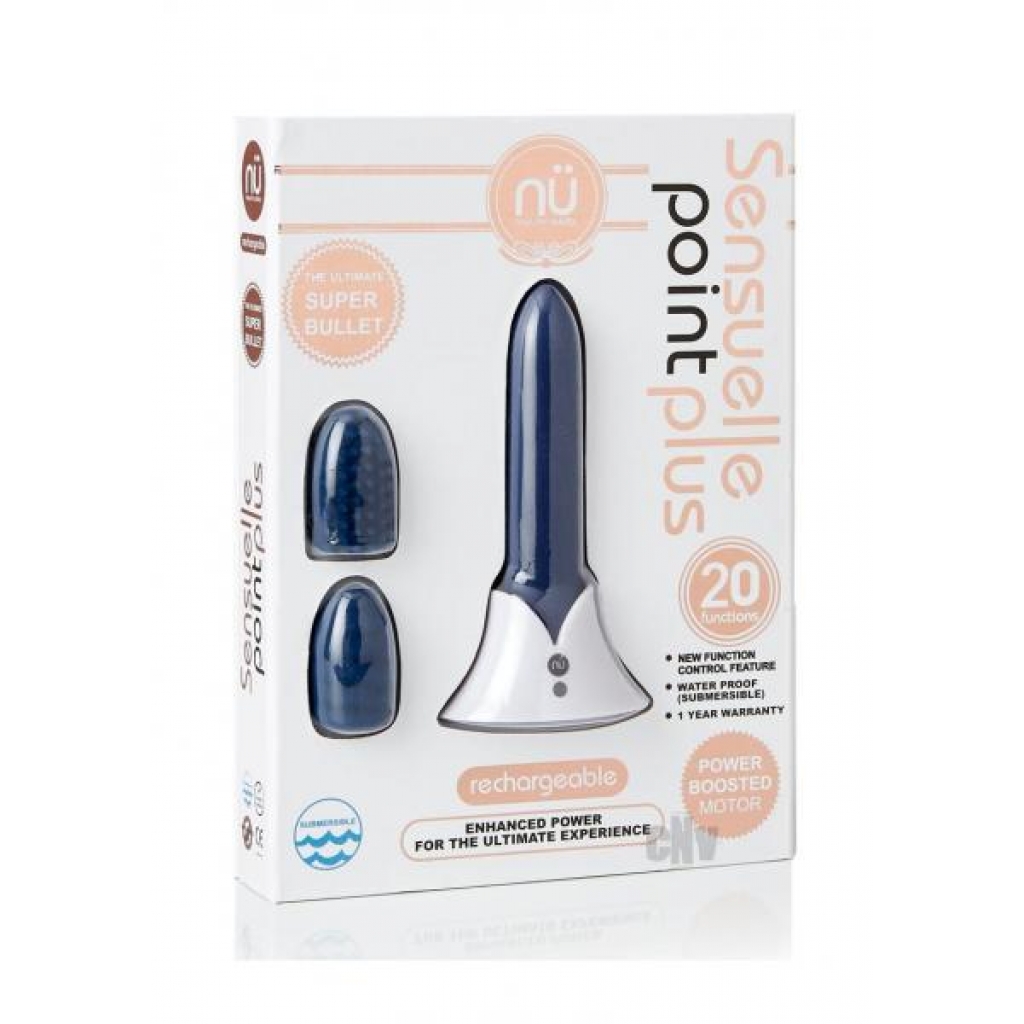 Sensuelle Point Plus 20x Bullet - Navy Blue