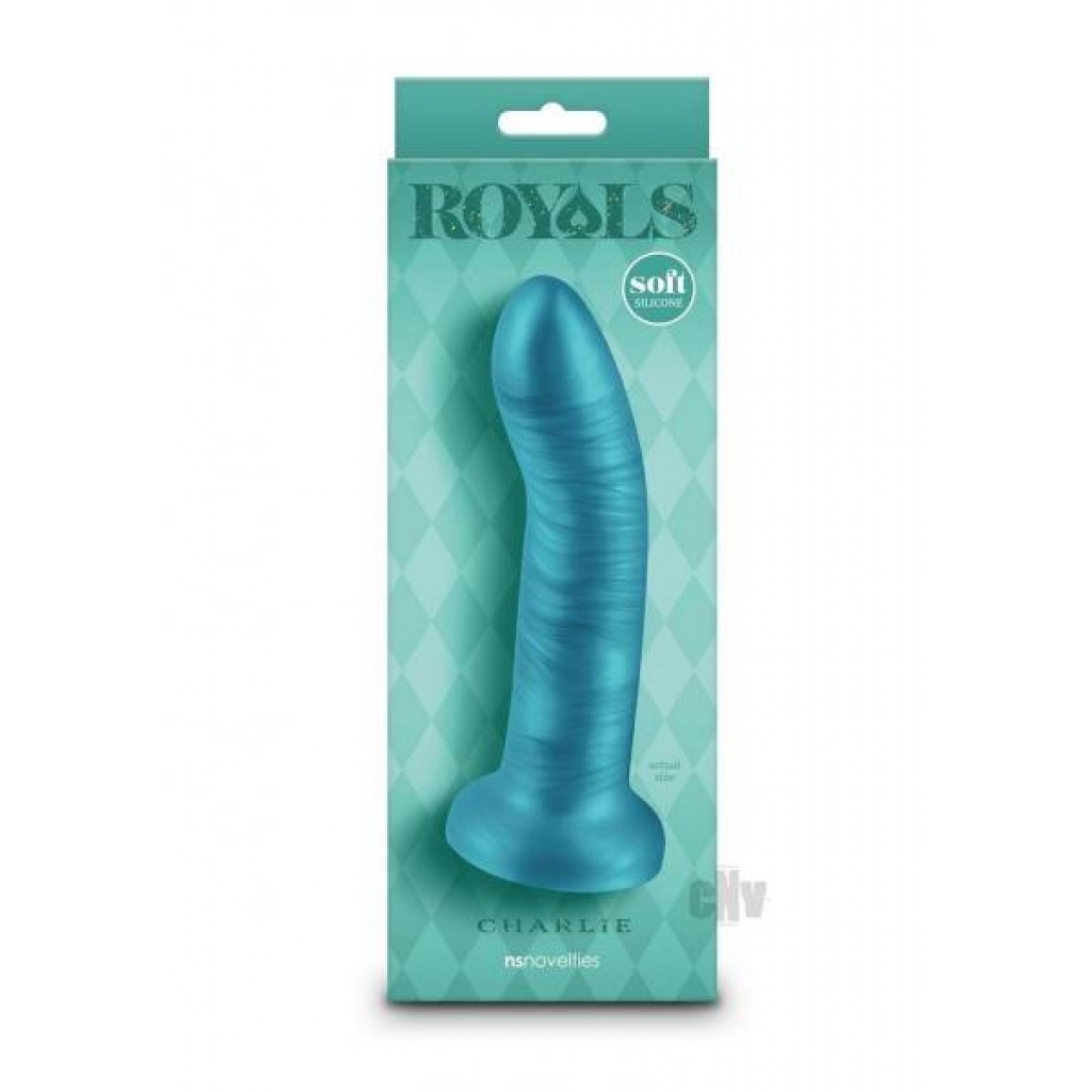 Royals Charlie 6 - Teal G-Spot Dildo