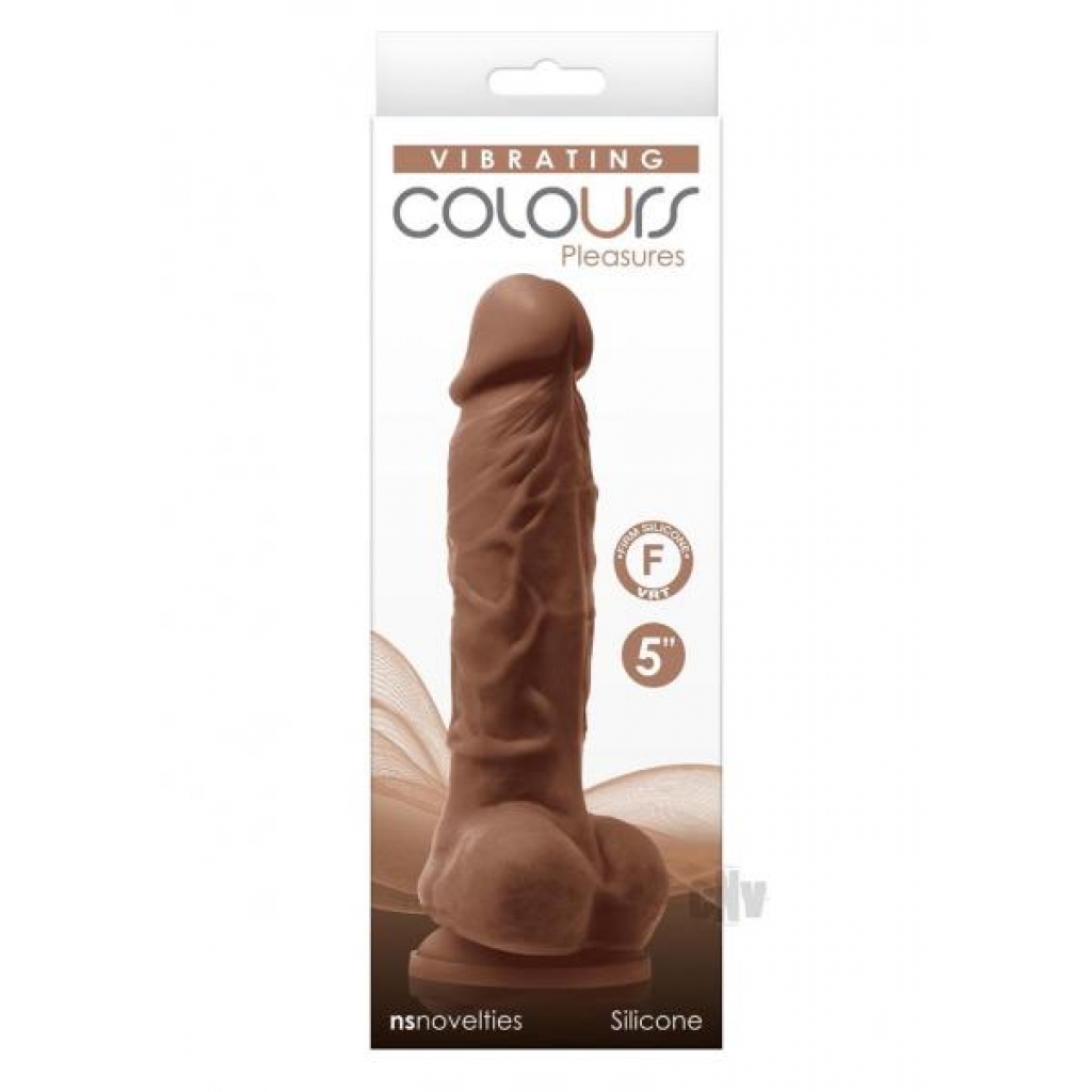 Powerful Rechargeable Vibrating Dildo in Brown