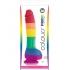 Colours Pride Edition 8-Inch Dildo - Rainbow