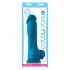 Coloursoft 8 inches Soft Dildo - Blue