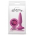 Glam Mini Butt Plug with Pink Gem - Playfully Elegant