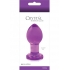 Crystal Premium Glass Plug Medium Purple