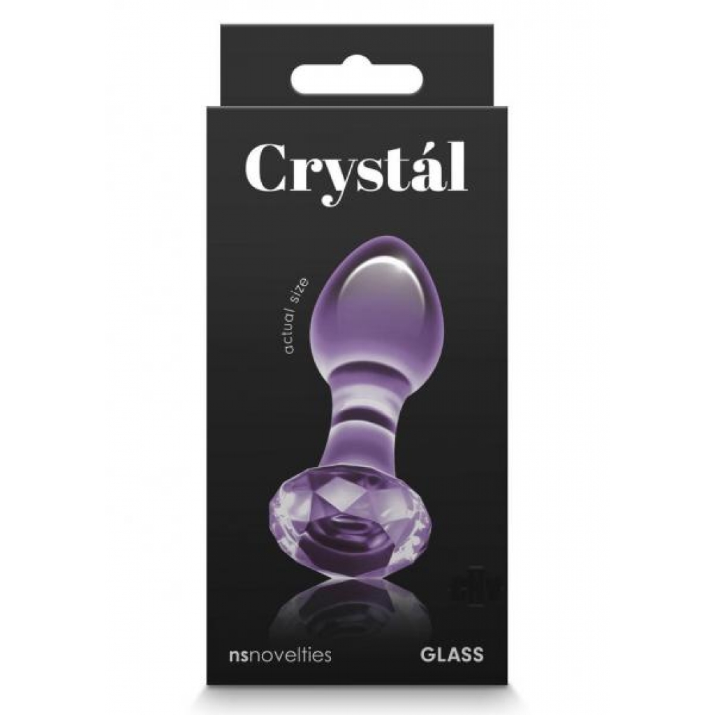 Crystal Gem Purple Anal Plug