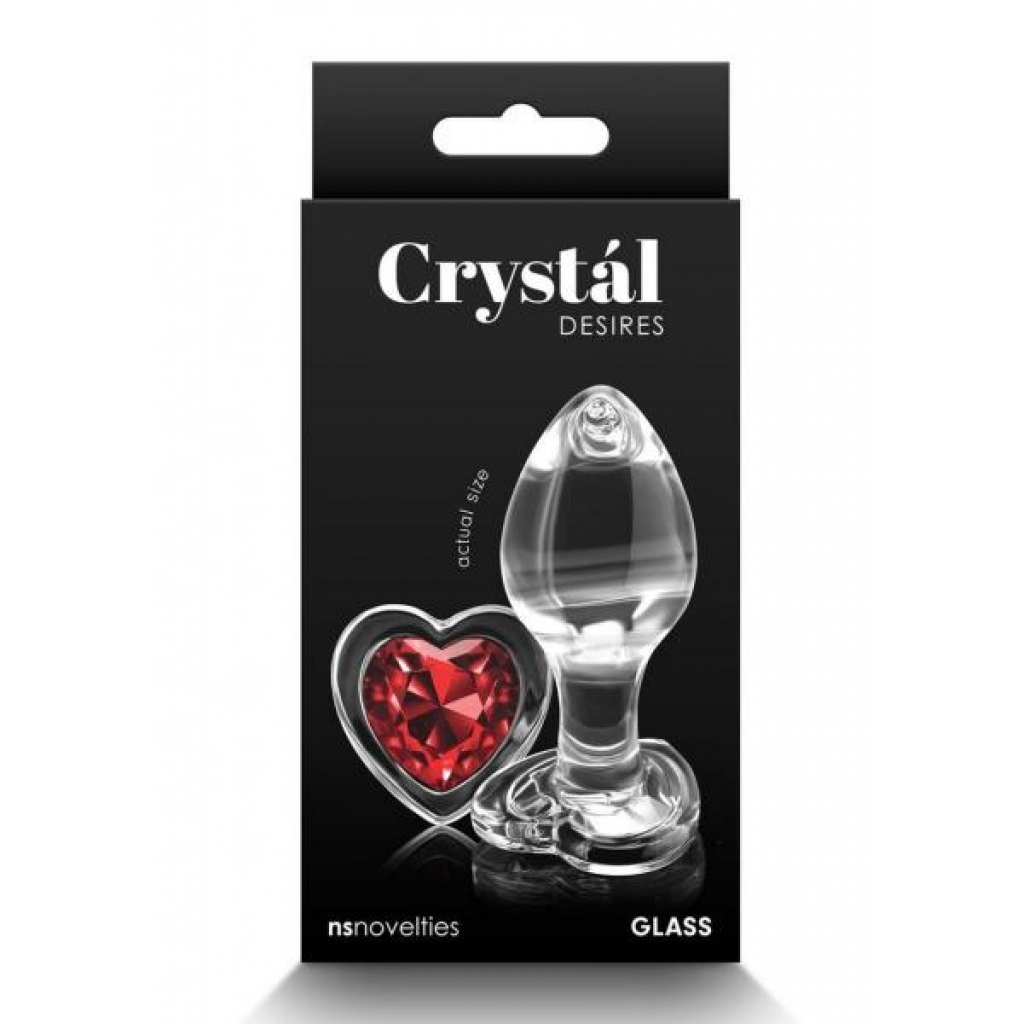 Crystal Desires Red Heart Medium