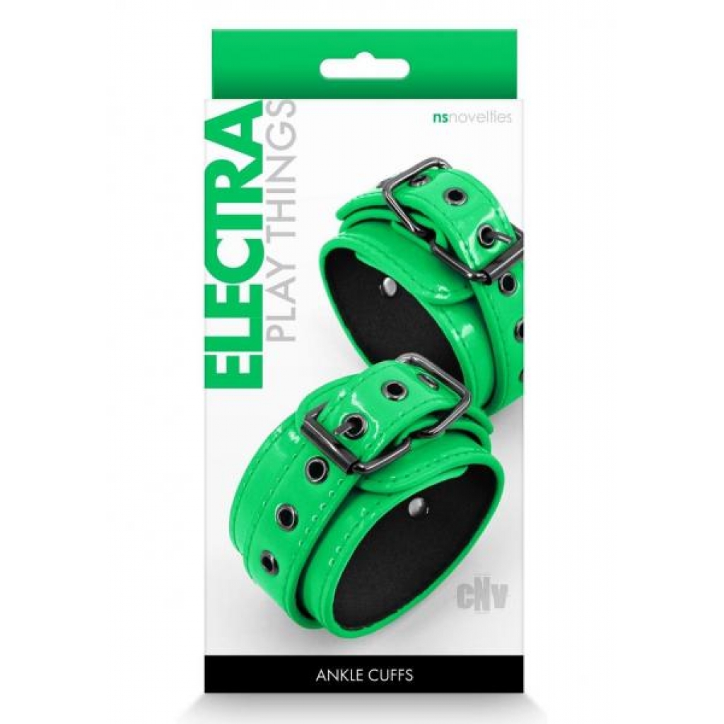 Electra Play Things Ankle Cuffs - Green