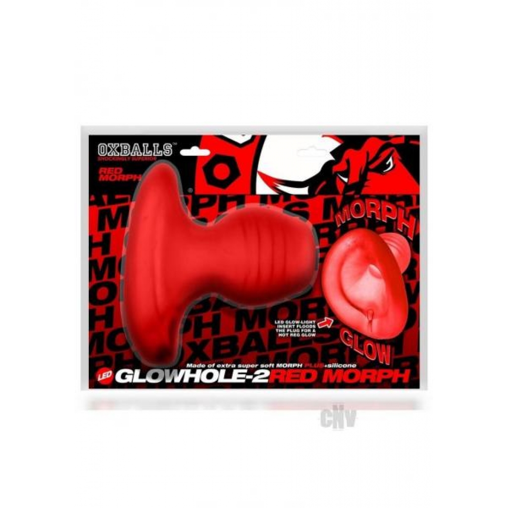 Glowhole 2 Red Morph LED Plug