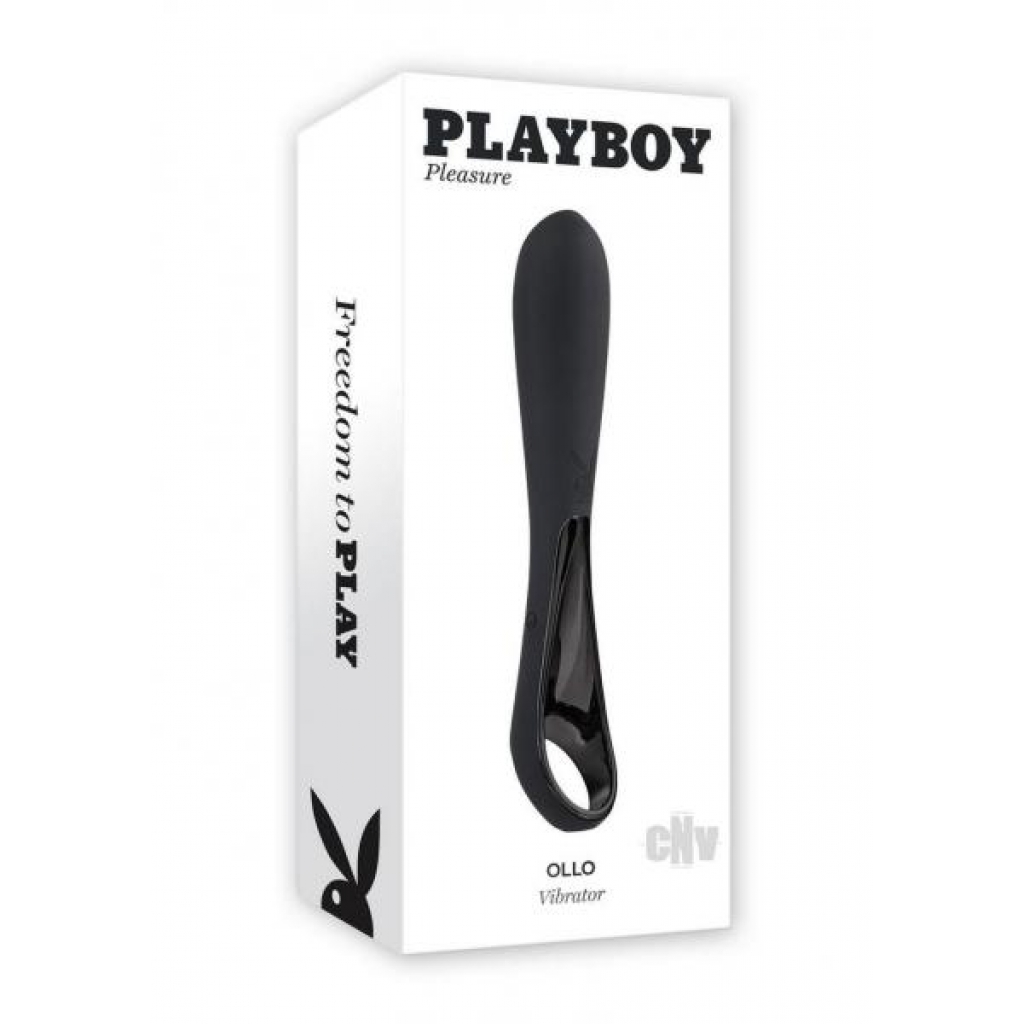 PB Olio Black: Finger Vibrator with Unique Grip