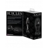 Icicles No 78 Black Glass Massager Gem End