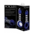 Icicles No 81 - Blue Glass Massager with Ring End