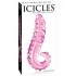 Icicles No 24 Pink Glass Dong - 6 Inches