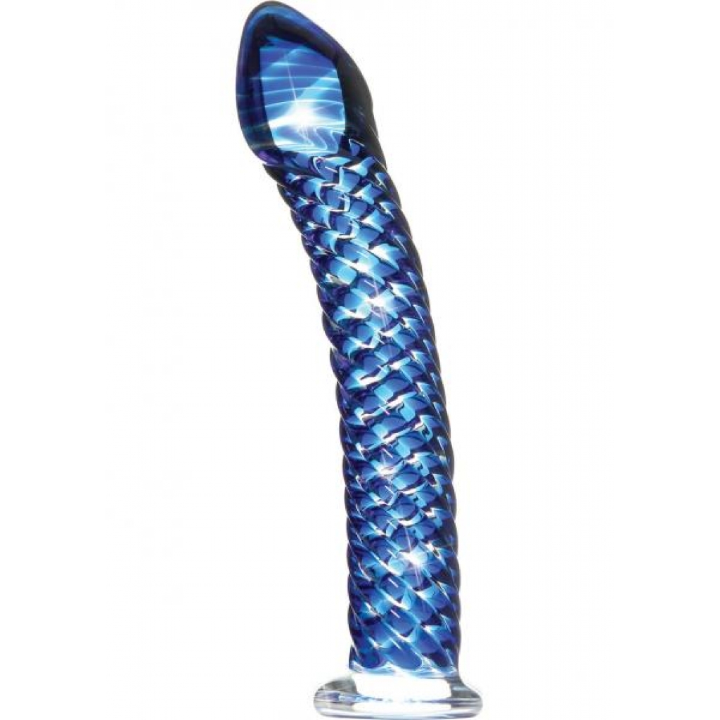 Icicles No 29 - Exquisite Textured Glass Dildo