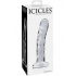 Icicles No. 62 Glass Dildo - Clear