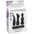 Anal Fantasy Silicone Adventure Kit - Waterproof Black