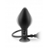 Vibrating Ass Blaster Expander - Black Plug