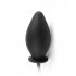 Anal Fantasy Inflatable Silicone Plug Black