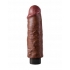 King Penis 6 inches Vibrating Dildo - Brown