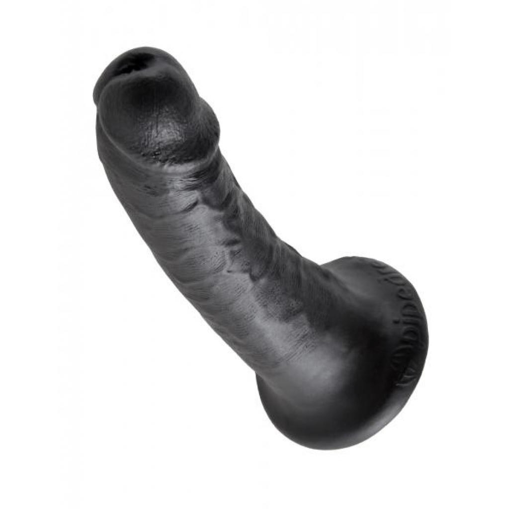 King Penis 6-Inch Dildo in Black