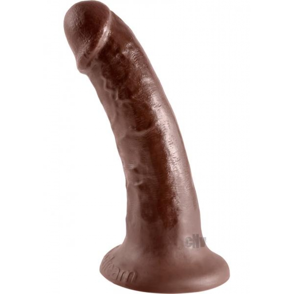 King Penis 6 Inches Brown Dildo