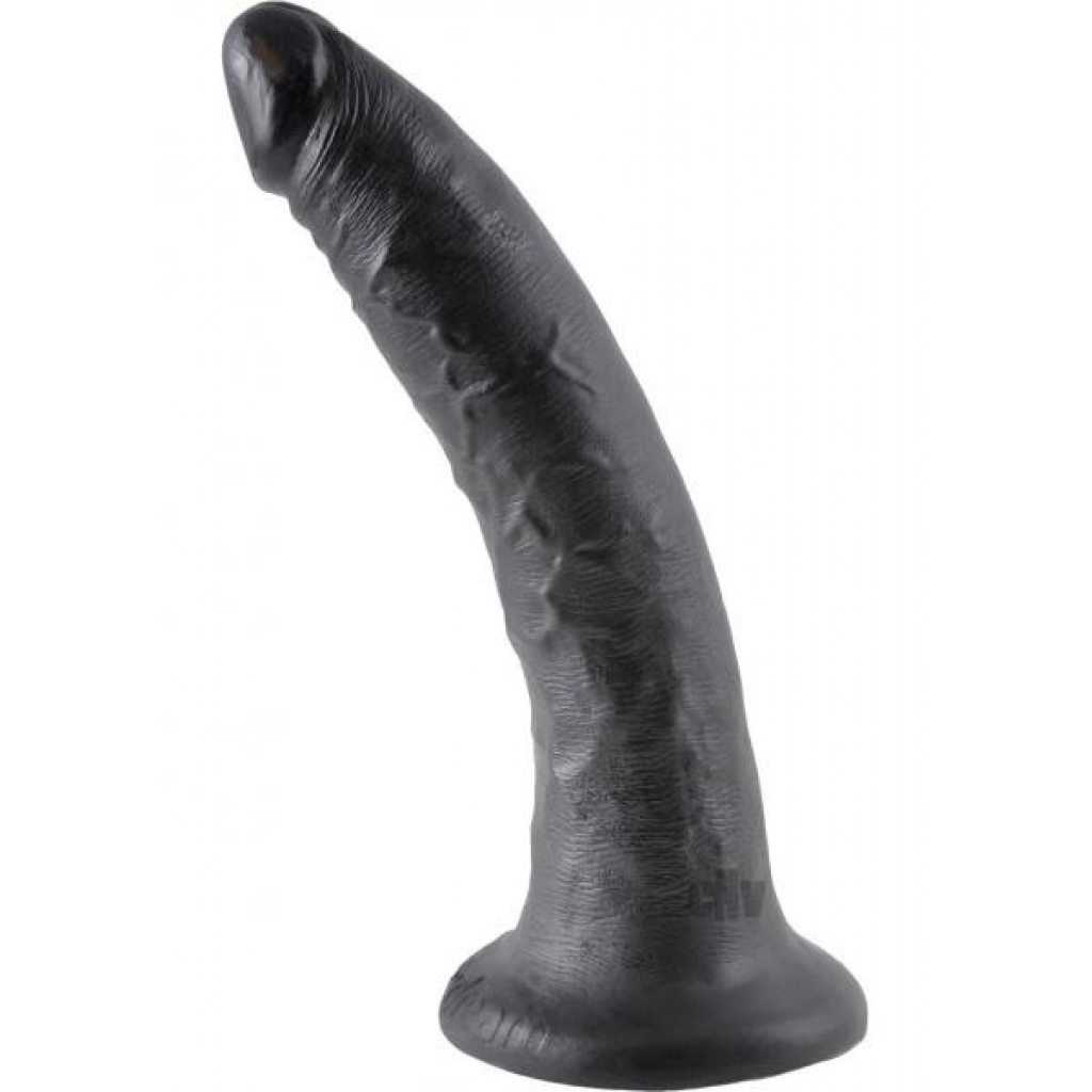 King Penis Dildo - 7 Inches Black