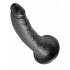 King Penis Dildo - 7 Inches Black