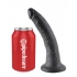 King Penis Dildo - 7 Inches Black