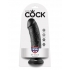 King C*ck 8-Inch Realistic Dildo - Black