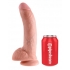 King Penis 9 Inches Penis Balls Beige