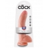 King Penis 9 Inches Penis Balls Beige