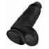 King Penis Chubby 9 Inches Black Dildo