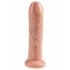 King Penis 7 inches Uncut Dildo Beige