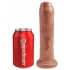 King Penis 7-Inch Uncut Dildo - Tan