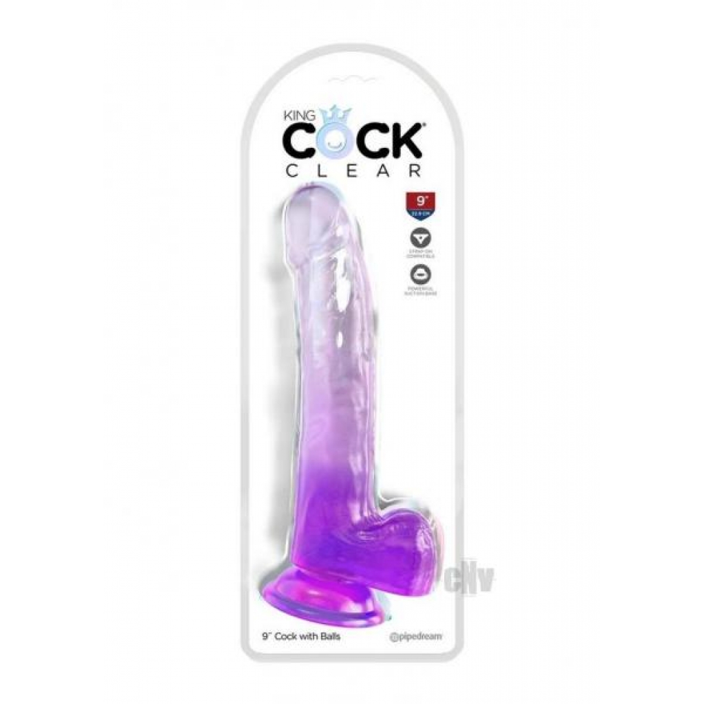 KC 9 Premium Penis Clear with Balls - Versatile Pleasure Tool